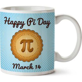 Art Hediye Happy Pi Day Mart 14 İki Tarafı Baskılı Kupa Bardak