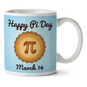 Art Hediye Happy Pi Day Mart 14 İki Tarafı Baskılı Kupa Bardak