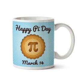 Art Hediye Happy Pi Day Mart 14 İki Tarafı Baskılı Kupa Bardak