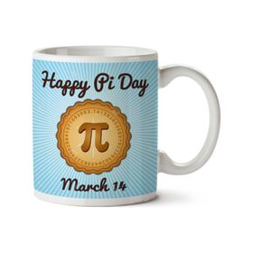 Art Hediye Happy Pi Day Mart 14 İki Tarafı Baskılı Kupa Bardak