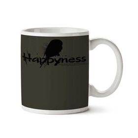 Art Hediye Happyness Owl İki Tarafı Baskılı Kupa Bardak