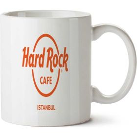 Art Hediye Hard Rock Cafe Istanbul İki Tarafı Baskılı Beyaz Kupa