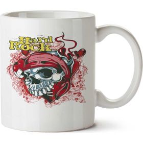 Art Hediye Hard Rock Kuru Kafa İki Tarafı Baskılı Kupa Bardak
