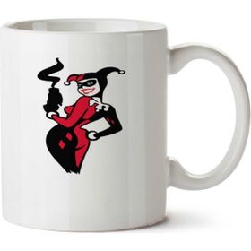 Art Hediye Harley Quinn 1 İki Tarafı Baskılı Beyaz Kupa