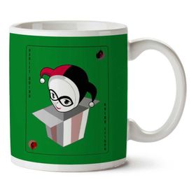 Art Hediye Harley Quinn Suicide Squad Christmas Playing Card İki Tarafı Baskılı Kupa Bardak