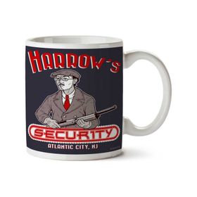 Art Hediye Harrow's Security Iki Tarafı Baskılı Kupa Bardak