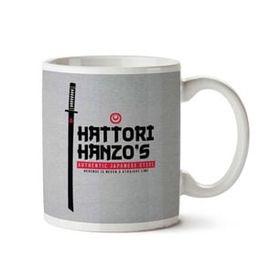 Art Hediye Hattori Hanzos Authentic Japanese Steel Kill Bill İki Tarafı Baskılı Kupa Bardak