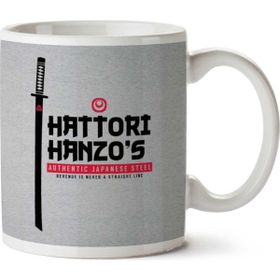 Art Hediye Hattori Hanzos Authentic Japanese Steel Kill Bill İki Tarafı Baskılı Kupa Bardak