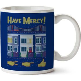 Art Hediye Have Mercy Full House Christmas Knit Iki Tarafı Baskılı Kupa Bardak