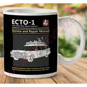 Art Hediye Hayalet Avcıları Ecto1 Servis ve Onarım İki Tarafı Baskılı Kupa Bardak