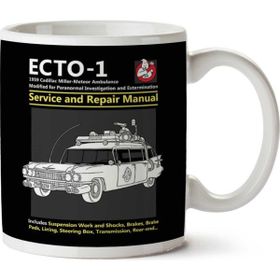 Art Hediye Hayalet Avcıları Ecto1 Servis ve Onarım İki Tarafı Baskılı Kupa Bardak
