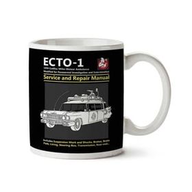 Art Hediye Hayalet Avcıları Ecto1 Servis ve Onarım İki Tarafı Baskılı Kupa Bardak