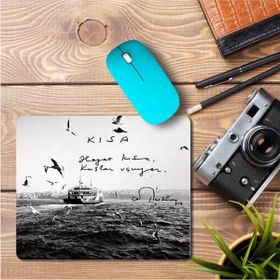 Art Hediye Hayat Kısa Kuşlar Uçuyor Baskılı 23x19 cm Mouse Pad