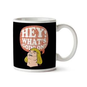 Art Hediye He Man Hey Whats Goin On Iki Tarafı Baskılı Kupa Bardak