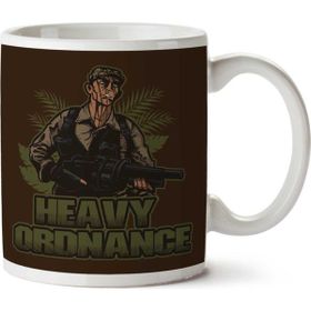 Art Hediye Heavy Ordnance Jorge Poncho Ramirez Predator İki Tarafı Baskılı Kupa Bardak