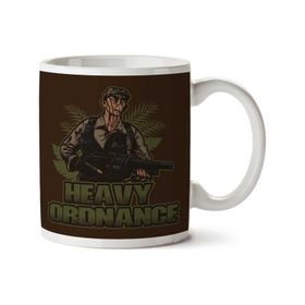 Art Hediye Heavy Ordnance Jorge Poncho Ramirez Predator İki Tarafı Baskılı Kupa Bardak