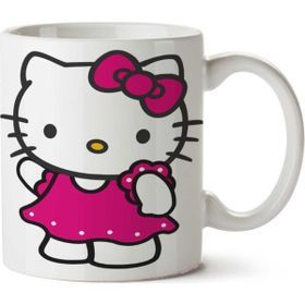 Art Hediye Hello Kitty İki Tarafı Baskılı Kupa Bardak