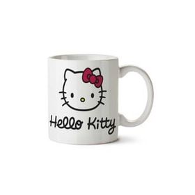 Art Hediye Hello Kitty Logo İki Tarafı Baskılı Kupa