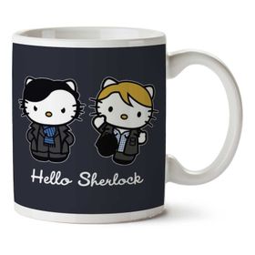 Art Hediye Hello Sherlock Watson İki Tarafı Baskılı Kupa Bardak