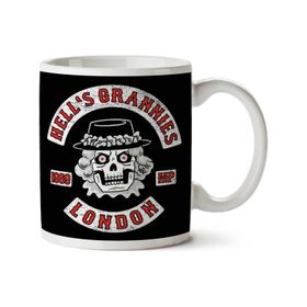 Art Hediye Hells Grannies Monty Python Logo İki Tarafı Baskılı Kupa Bardak
