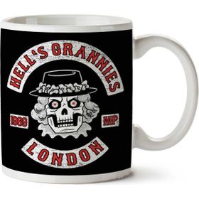 Art Hediye Hells Grannies Monty Python Logo İki Tarafı Baskılı Kupa Bardak