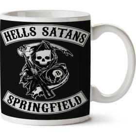 Art Hediye Hells Satans By İki Tarafı Baskılı Kupa Bardak