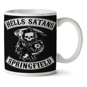 Art Hediye Hells Satans By İki Tarafı Baskılı Kupa Bardak