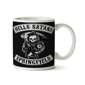 Art Hediye Hells Satans By İki Tarafı Baskılı Kupa Bardak