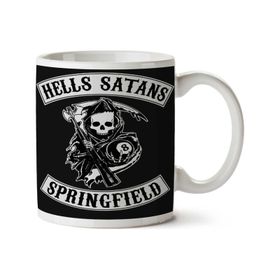 Art Hediye Hells Satans By İki Tarafı Baskılı Kupa Bardak