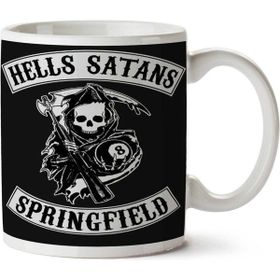 Art Hediye Hells Satans By İki Tarafı Baskılı Kupa Bardak