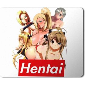 Art Hediye Hentaı Baskılı 23x19 cm Mouse Pad