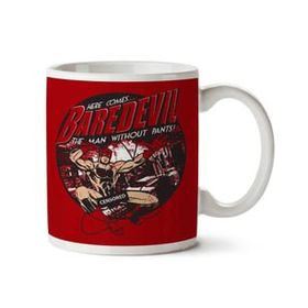 Art Hediye Here Comes Baredevil The Man Without Pants Daredevil Parody Iki Tarafı Baskılı Kupa Bardak