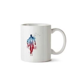 Art Hediye Heroes Captan America İki Tarafı Baskılı Kupa Bardak