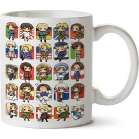 Art Hediye Hetalia Grup İki Tarafı Baskılı Kupa Bardak