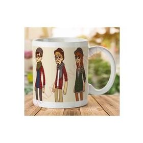 Art Hediye Hipster İnsan İki Tarafı Baskılı Kupa Bardak