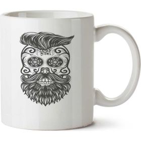 Art Hediye Hipster Kuru Kafa İki Tarafı Baskılı Kupa Bardak