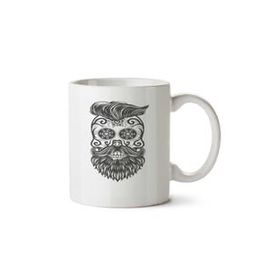 Art Hediye Hipster Kuru Kafa İki Tarafı Baskılı Kupa Bardak