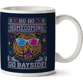 Art Hediye Ho Ho Homecoming Saved By The Bell Christmas Knit Iki Tarafı Baskılı Kupa Bardak