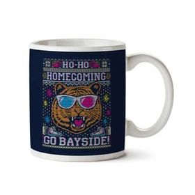 Art Hediye Ho Ho Homecoming Saved By The Bell Christmas Knit Iki Tarafı Baskılı Kupa Bardak