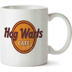 Art Hediye Hog Warts Cafe Hp İki Tarafı Baskılı Kupa Bardak