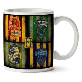 Art Hediye Hogwarts Cadılar Okulu Flamalar İki Tarafı Baskılı Kupa Bardak