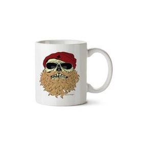 Art Hediye Holly Skull Beard İki Tarafı Baskılı Kupa Bardak