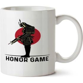 Art Hediye Honor Game Samuray İki Tarafı Baskılı Kupa Bardak