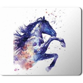 Art Hediye Horse At 2 Baskılı 23x19 cm Mouse Pad