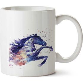 Art Hediye Horse At 2 İki Tarafı Baskılı Kupa Bardak