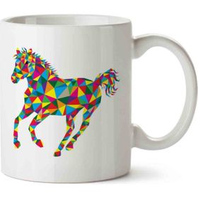 Art Hediye Horse At Renkli Kupa Bardak