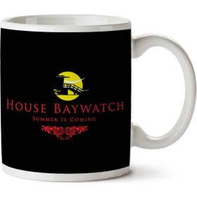 Art Hediye House Baywatch Summer Is Coming Game Of Thrones İki Tarafı Baskılı Kupa Bardak