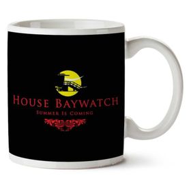 Art Hediye House Baywatch Summer Is Coming Game Of Thrones İki Tarafı Baskılı Kupa Bardak