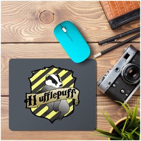 Art Hediye Hufflepuff House Crest Baskılı 23x19 cm Mouse Pad