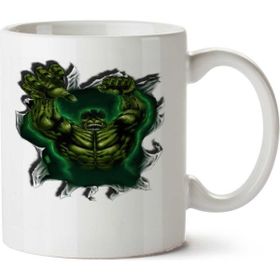 Art Hediye Hulk 3D İki Tarafı Baskılı Kupa Bardak